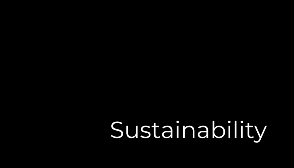 Sustainability
